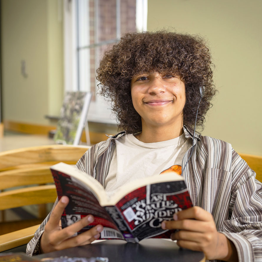 teen reading