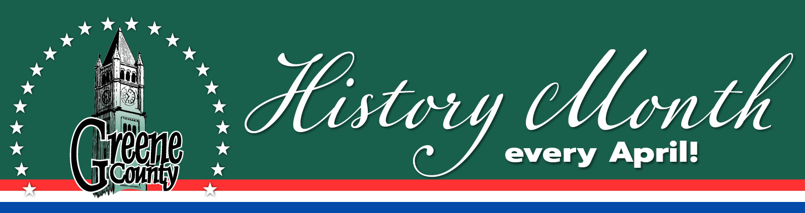 Greene County History Month every April