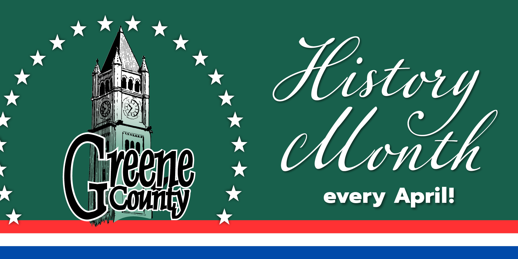 Greene County History Month every April