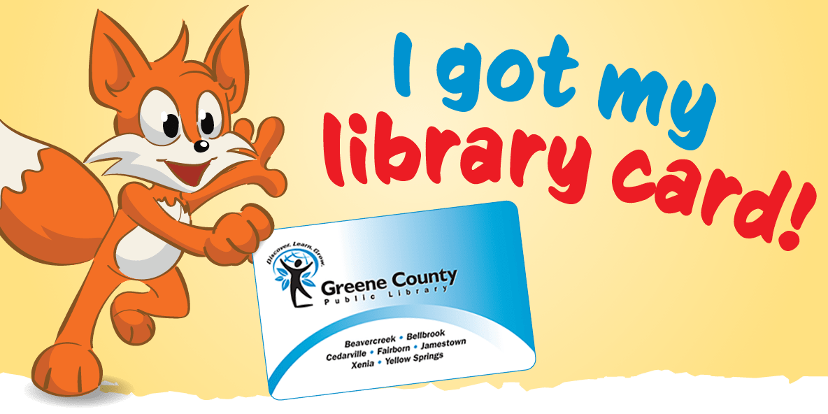 Get A Library Card Greene County Public Library